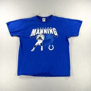 Vintage Y2K NFL Players Peyton Manning Indianapolis Colts Graphic Mens Size XL